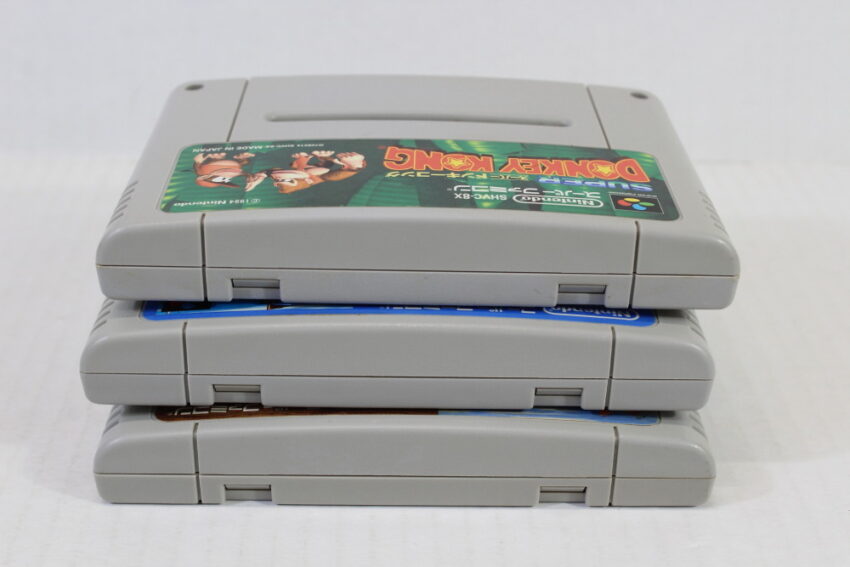 Lot of 3 Super Donkey Kong Country 1 2 3 (B) Nintendo Super Famicom SFC