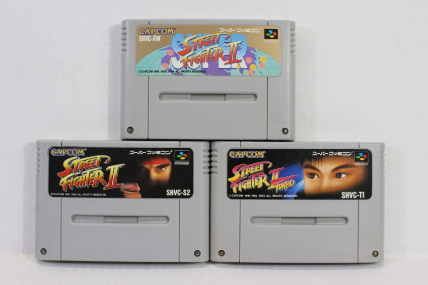 Lot of 3 Street Fighter II 2 Turbo Super (B) Nintendo Super Famicom SFC