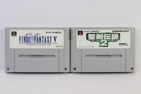 Lot of 2 Final Fantasy V 5 & Seiken Densetsu 2 Secret of Mana (B) Nintendo Super Famicom SFC