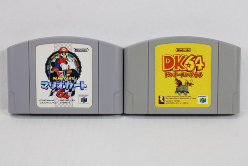 Lot of 2 Mario Kart 64 & Donkey Kong 64 (B) Nintendo 64 N64