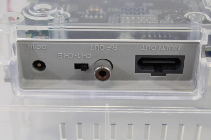 Super Nintendo 1CHIP-01 Console Transparent Clear AC AV Super Famicom Conversion NTSC REGION FREE MOD (A) Super Nintendo SNES Super Famicom SFC