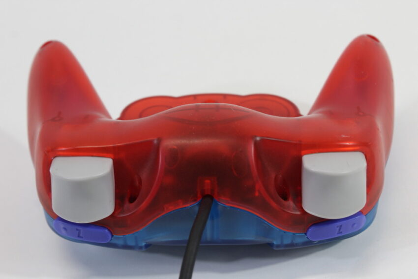 Official HORI Pad Cube Nintendo Gamecube Controller Clear Blue x Red Custom (C) Nintendo Gamecube GC