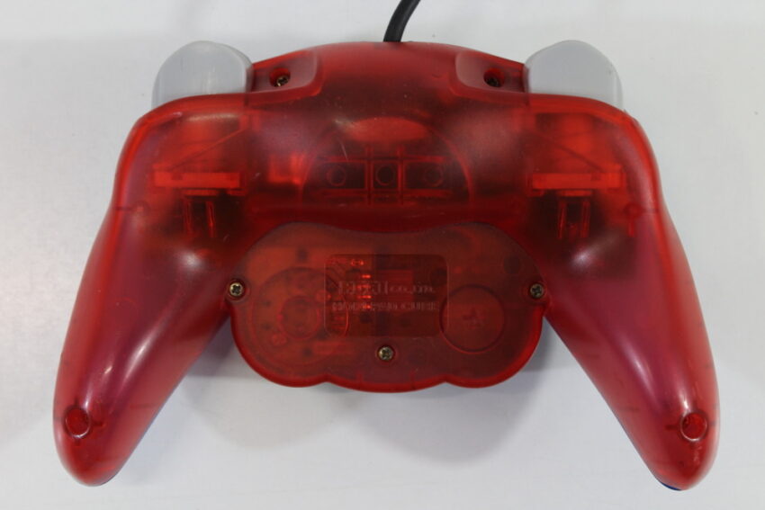 Official HORI Pad Cube Nintendo Gamecube Controller Clear Blue x Red Custom (C) Nintendo Gamecube GC