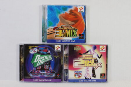 Lot of 3 Dance Dance Revolution 1 2nd ReMIX 3rd Mix (B) SONY PlayStation 1 PS1