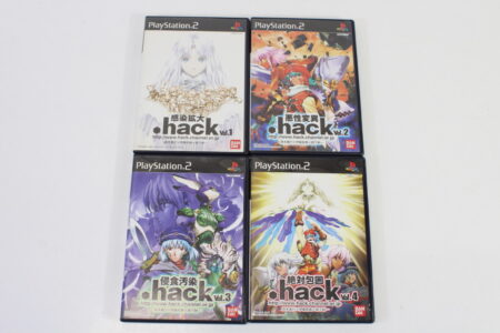 Lot of 4 .hack Vol 1 2 3 4 (B) SONY PlayStation 2 PS2