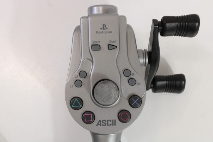 ASCII Tsuricon Fishing Controller SLPH-00100 With Bass Landing (B) Playstation PS1
