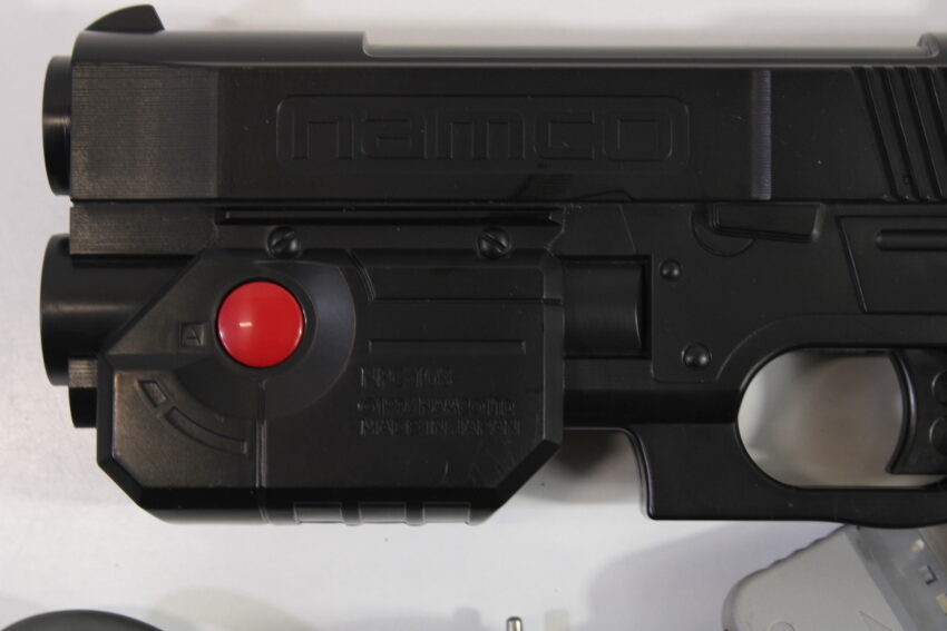 Namco NPC-103 GunCon Light Gun Controller With Gunbarl & Time Crisis Disc Only (B) Playstation PS1