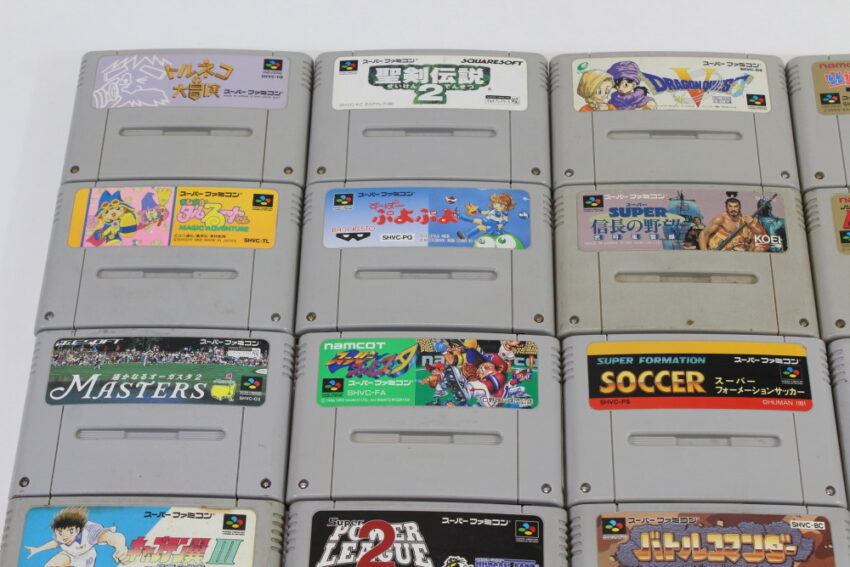 Wholesale Lot of 24 Nintendo Super Famicom Games SFC (Untested / Uncleaned)