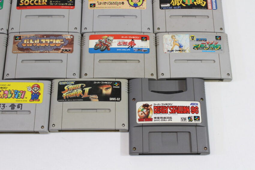 Wholesale Lot of 24 Nintendo Super Famicom Games SFC (Untested / Uncleaned)