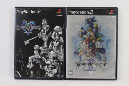 Lot of 2 Kingdom Hearts I 1 & II 2 (B) SONY PlayStation 2 PS2