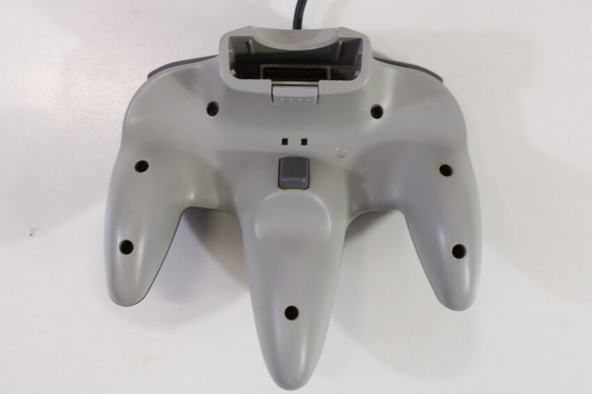 Official Nintendo 64 Black x Gray Controller 7/10 Tight Stick TESTED N64 (B)