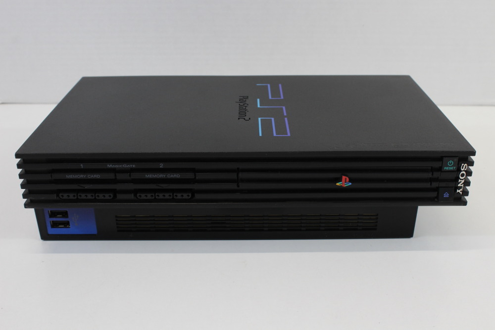Sony PlayStation 2 SCPH-50000 Console Clear Midnight Black 