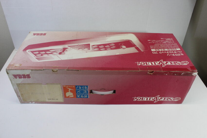 Official Sega Saturn Virtua Stick Pro Arcade Controller HSS-0130 Boxed W/ Manual Warranty Card (B)