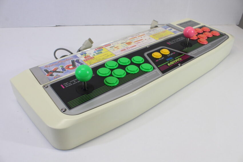 Official Sega Saturn Virtua Stick Pro Arcade Controller HSS-0130 Boxed W/ Manual Warranty Card (B)