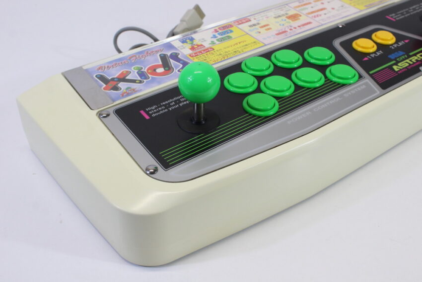 Official Sega Saturn Virtua Stick Pro Arcade Controller HSS-0130 Boxed W/ Manual Warranty Card (B)