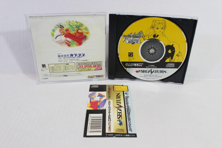 Street Fighter ZERO / Alpha (C Water Damage) SEGA Saturn SS