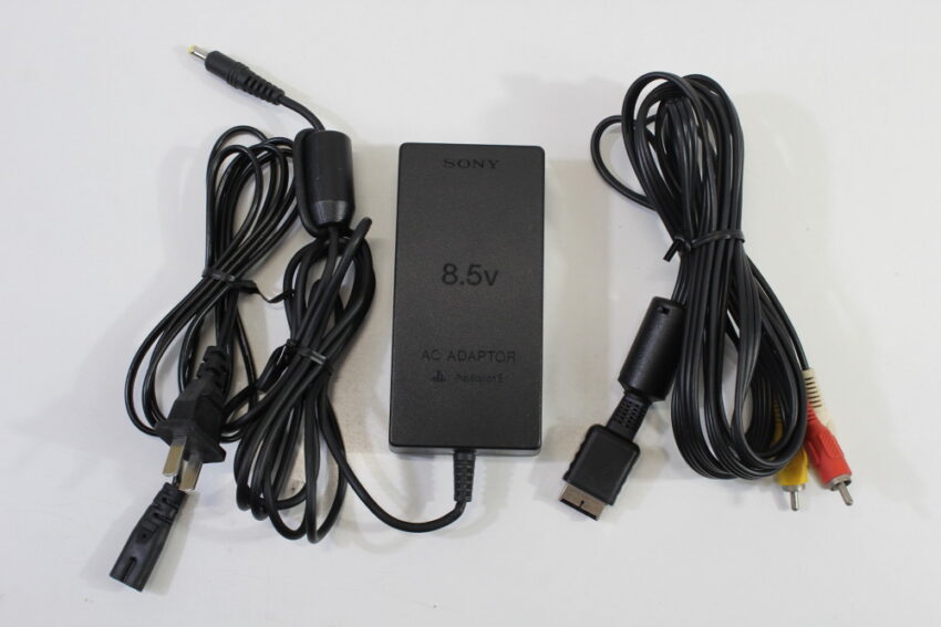 PS2 SCPH-75000 Slim Black Console & AV Cable AC Adapter (B) SONY PlayStation 2 PS2