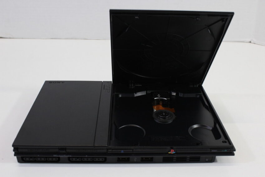 PS2 SCPH-75000 Slim Black Console & AV Cable AC Adapter (B) SONY PlayStation 2 PS2
