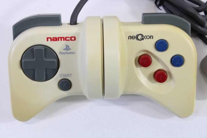 Namco NPC-101 Negcon Racing Controller With Ridge Racer (B) Playstation PS1