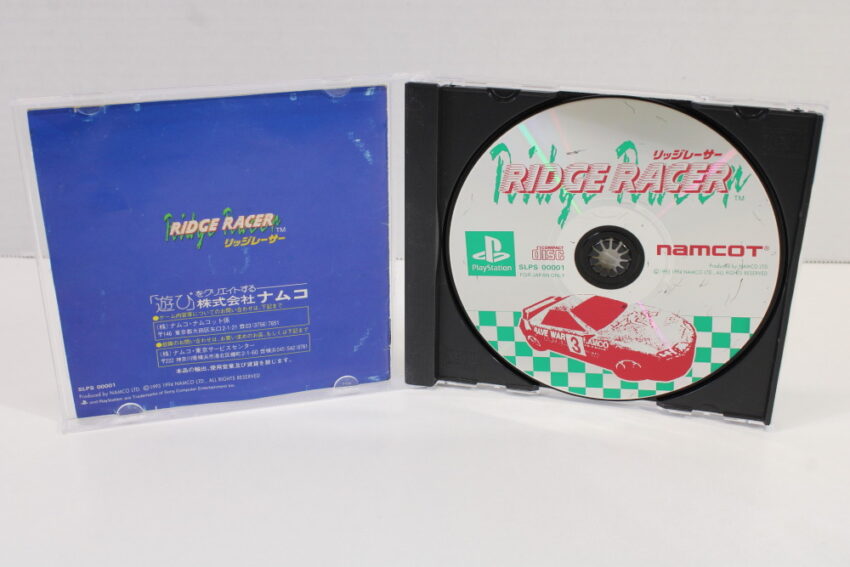 Namco NPC-101 Negcon Racing Controller With Ridge Racer (B) Playstation PS1