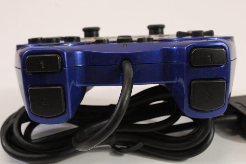 Hori Analog Sindou Pad 2 Turbo Controller Blue (B) PlayStation 2