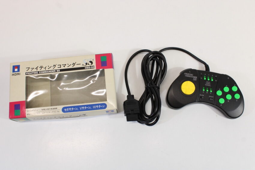 Boxed Hori Fighting Commander SS Turbo Controller HSS-08 (B) SS Sega Saturn