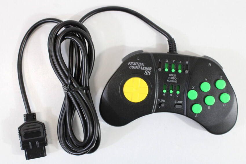 Boxed Hori Fighting Commander SS Turbo Controller HSS-08 (B) SS Sega Saturn