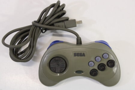 Official Sega Saturn Gray Controller HSS-0101 OEM SS (B)