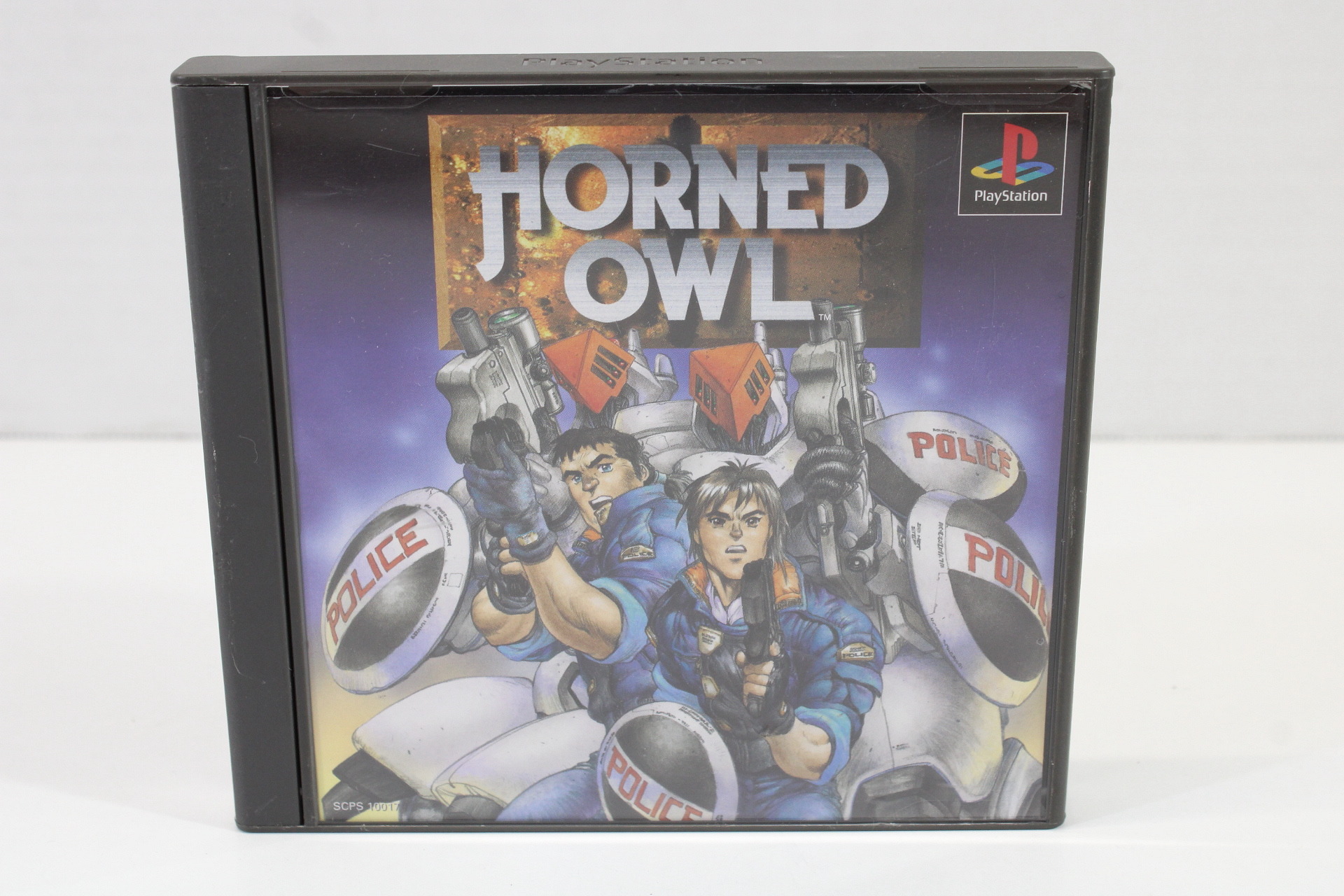 Konami SLPH-00014 Hyper Blaster Light Gun Controller Horned Owl Boxed (B) Playstation PS1