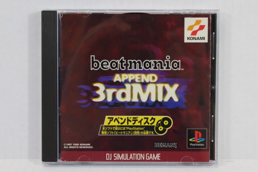 Beatmania Append 3rd MIX (B) SONY PlayStation 1 PS1