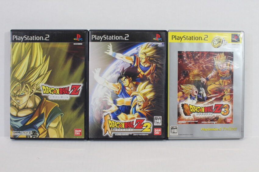 Lot of 3 Dragon Ball Z Z2 2 Z3 3 Best CIB (B) SONY PlayStation 2 PS2
