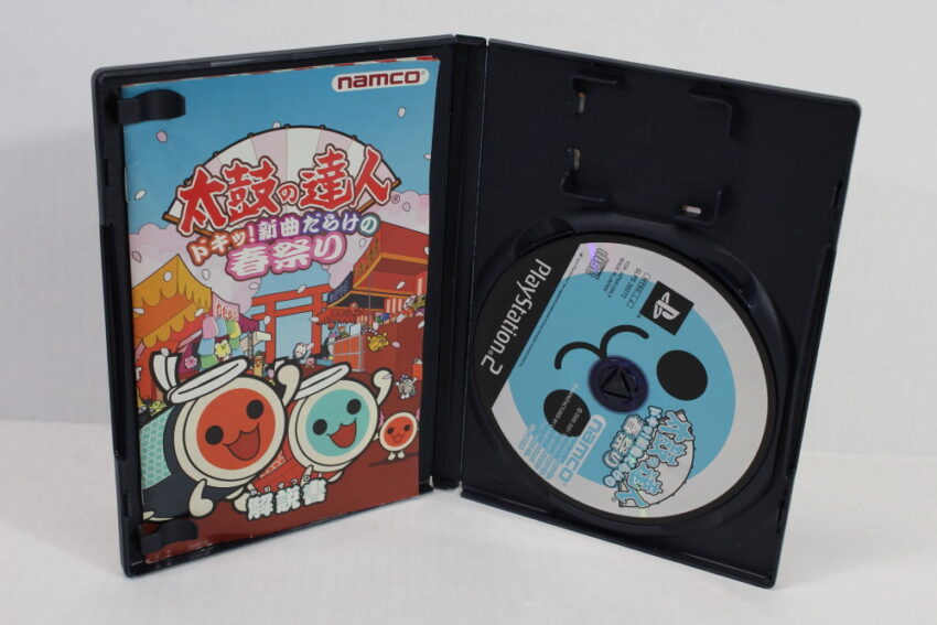 Lot of 2 Taiko no Tatsujin Doki Harumatsuri Appare Sandaime CIB (B) SONY PlayStation 2 PS2