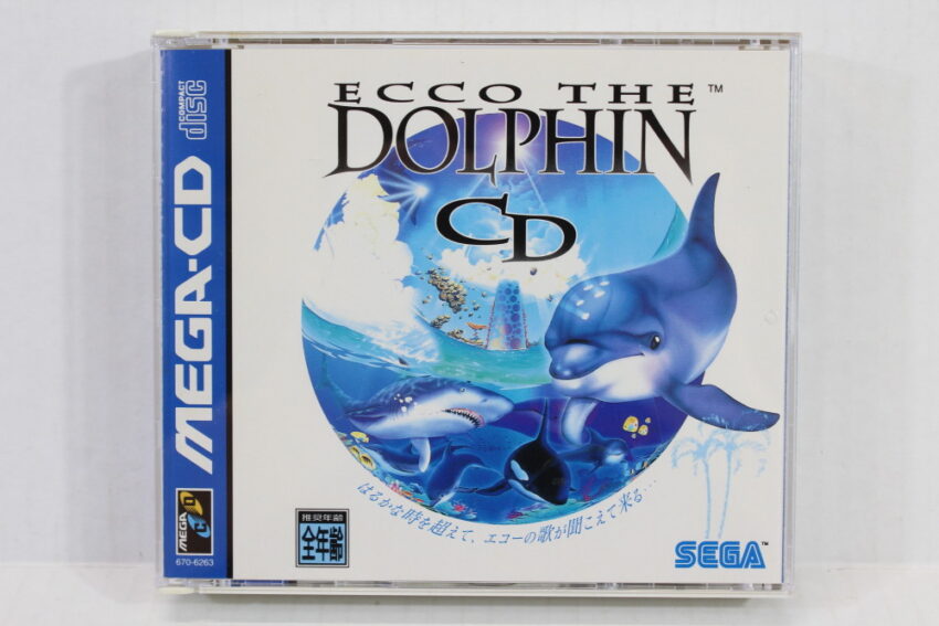 Ecco the Dolphin CD 1 & 2 CIB (B) SEGA Mega CD