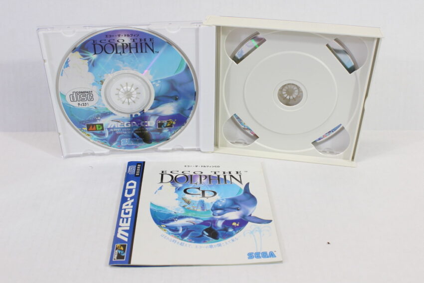 Ecco the Dolphin CD 1 & 2 CIB (B) SEGA Mega CD