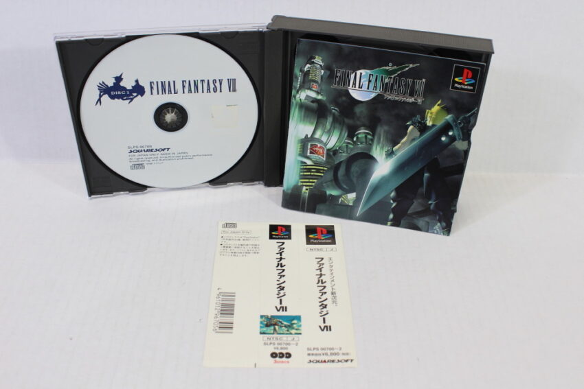 Lot of 4 Final Fantasy 7 8 9 VII VIII IX Tactics (B) SONY PlayStation 1 PS1