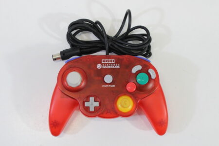 Official HORI Pad Cube Nintendo Gamecube Controller Clear Red (A)
