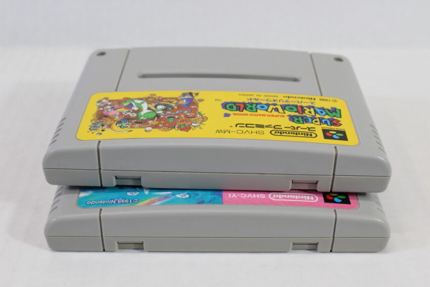 Lot of 2 Super Mario World & Yoshi's Island (B) Nintendo Super Famicom SFC