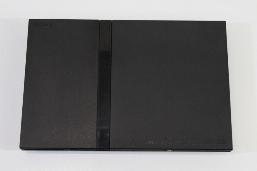 Sony PlayStation 2 SCPH-70000 Slim Black Console Only PS2 (B)