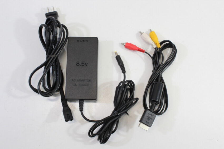 PS2 SCPH-70000 Slim Black Console & AV Cable AC Adapter (B) SONY PlayStation 2 PS2