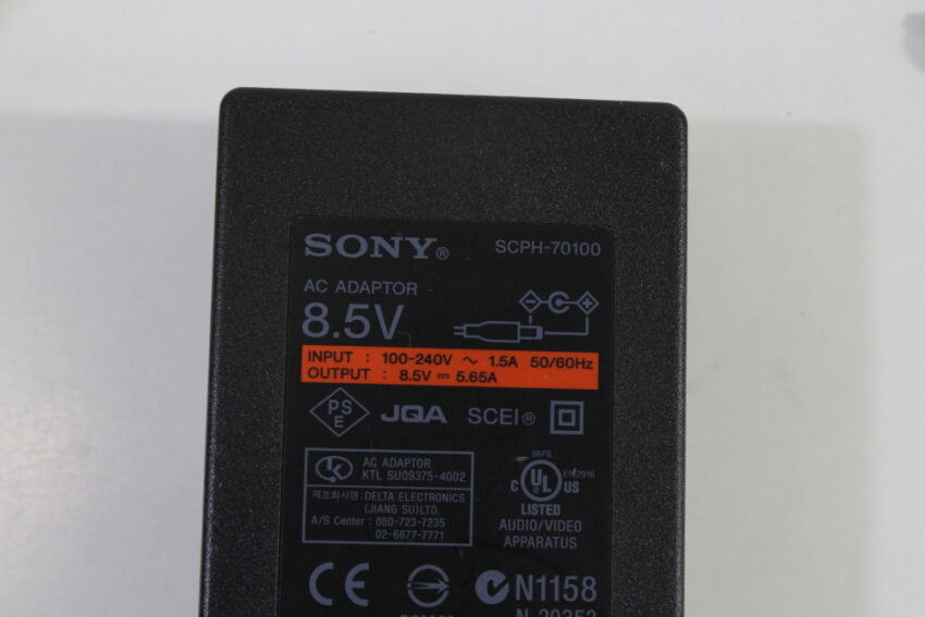 PS2 SCPH-70000 Slim Black Console & AV Cable AC Adapter (B) SONY PlayStation 2 PS2