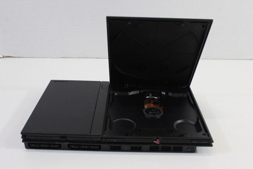 Sony PlayStation 2 SCPH-70000 Slim Black Console Only PS2 (B)