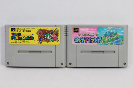 Lot of 2 Super Mario World & Yoshi's Island (B) Nintendo Super Famicom SFC