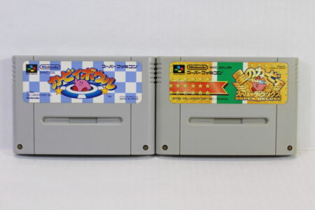 Lot of 2 Hoshi no Kirby Super Deluxe / Super Star & Kirby Bowl Dream Course (B) Nintendo Super Famicom SFC