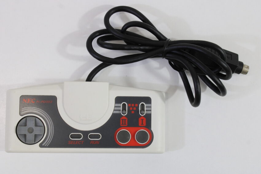 PC Engine PI-PD002 White & Red Turbo Controller (B) NEC PCE