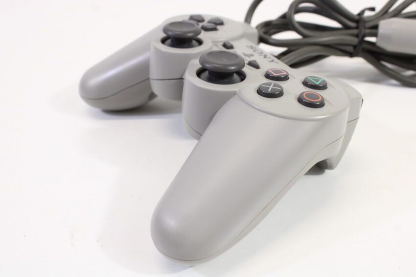 Official Sony PlayStation Dual Analog Controller Pad Gray SCPH-1150 OEM (B)