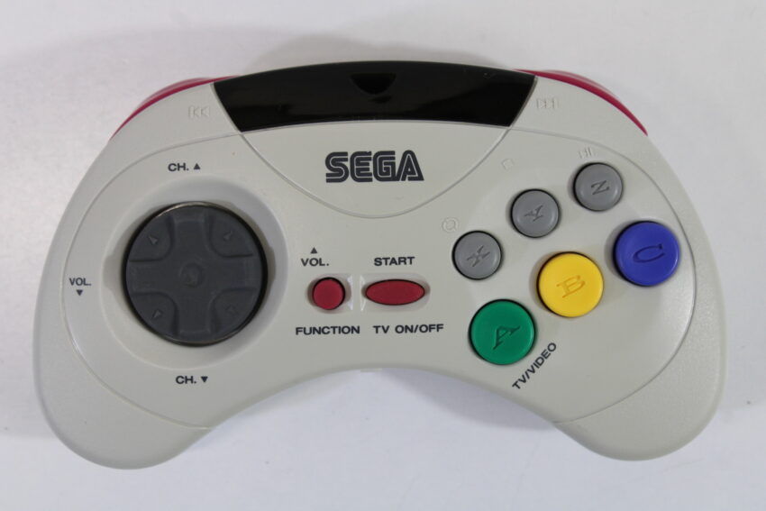 Official Sega Saturn Wireless Controller and Receiver HSS-0126 & HSS-0125 OEM SS (B)