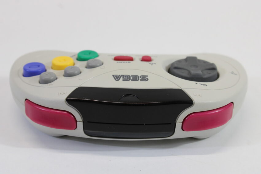 Official Sega Saturn Wireless Controller and Receiver HSS-0126 & HSS-0125 OEM SS (B)