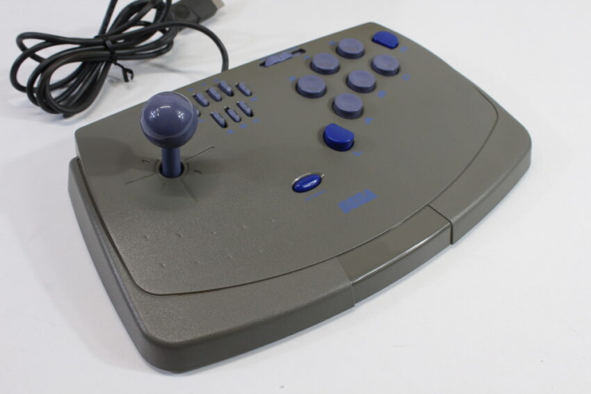 Official Sega Saturn Virtua Stick Arcade Controller HSS-0104 Gray (B) SEGA Saturn SS