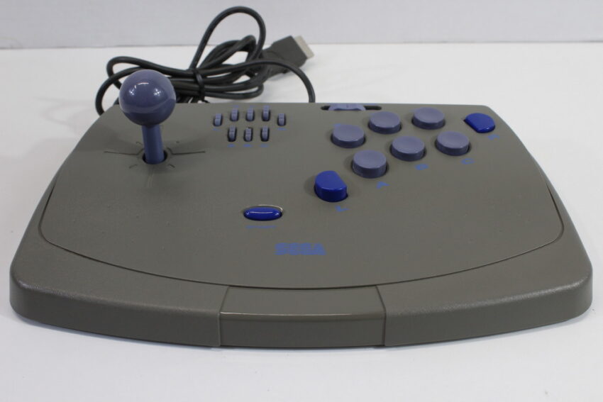 Official Sega Saturn Virtua Stick Arcade Controller HSS-0104 Gray (B) SEGA Saturn SS