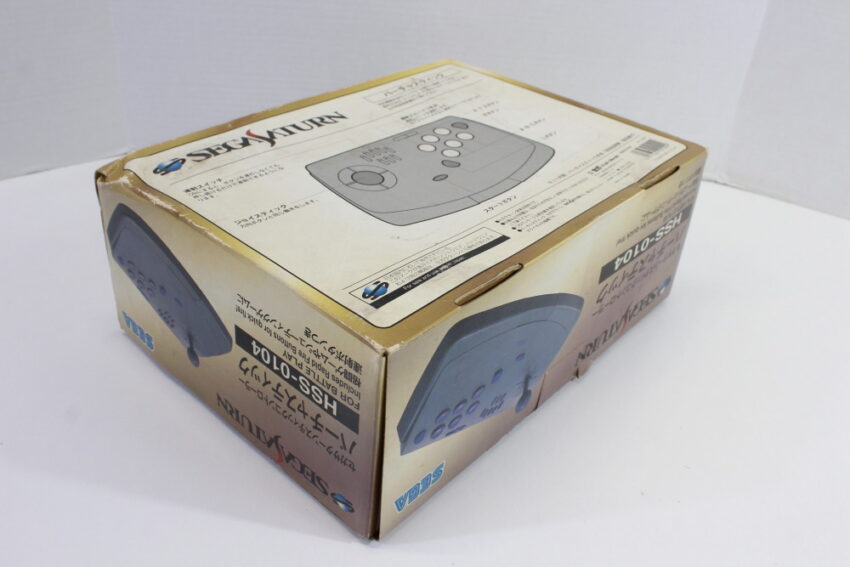 Official Sega Saturn Virtua Stick Arcade Controller HSS-0104 Gray (B) SEGA Saturn SS